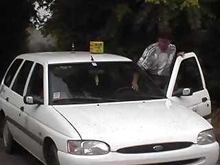 Black girl gets first time extreme rough interracial fucked in public by her horny big cock taxi driver